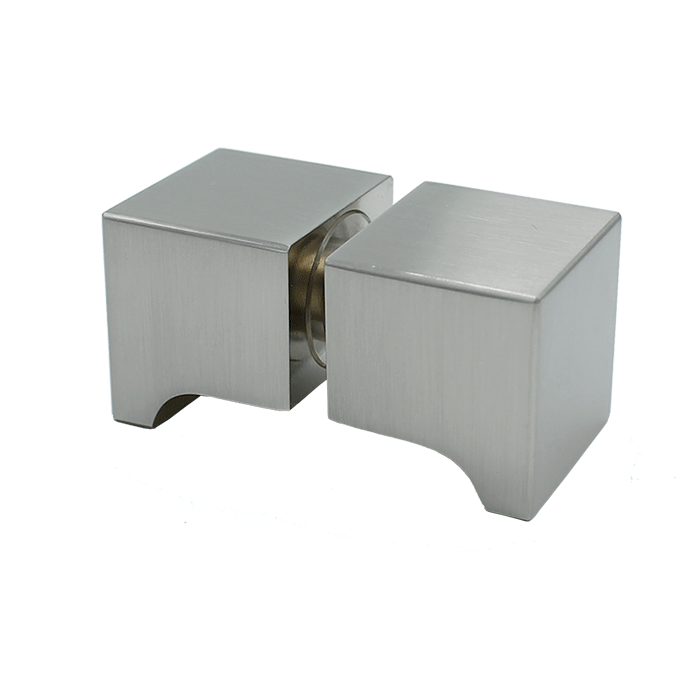 Duschtürgriff eckig, Art.Nr. SDK300, Edelstahloptik