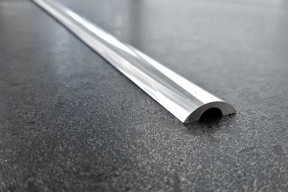 Alu-Schwallprofil runde Form; 20 x 6 mm; SDT980