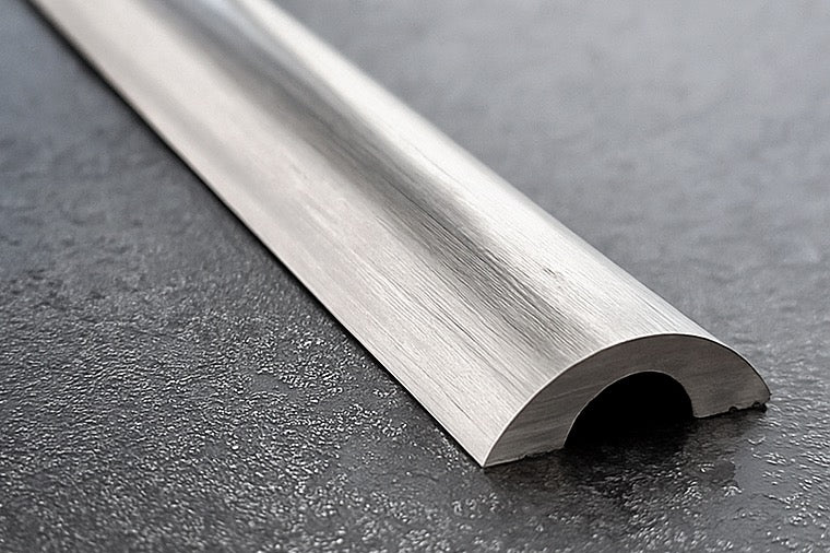 Schwallprofil rund SDT980 – Alu 6 mm, 5 Farben, 100–240 cm