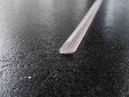 Selbstklebende Vinyldichtung mit V-Kante als Abtropfkante – Für 6 oder 8 mm Glas – Art.Nr. SDTST2