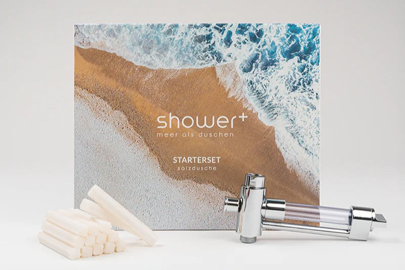ShowerPlus Salzdusche Starterset | Das Salz des Meeres für Ihre Haut