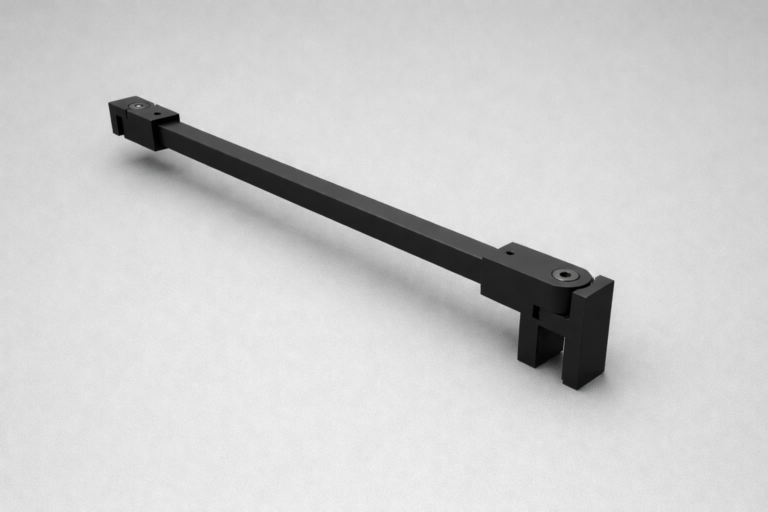 Stabilisierungsstangen-Set quadratisch – 1200 mm, 12x12 mm, flexibel für 8-10 mm Glas – Art.Nr. SQ1212SET