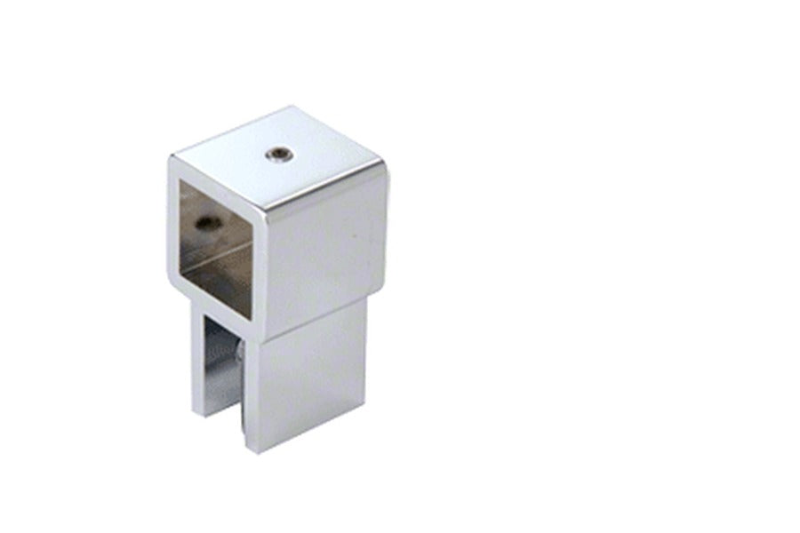 Verschiebbarer Glashalter für eckige Stabilisierungsstange 19 x 19 mm, Art.Nr. SQ43/SQ44