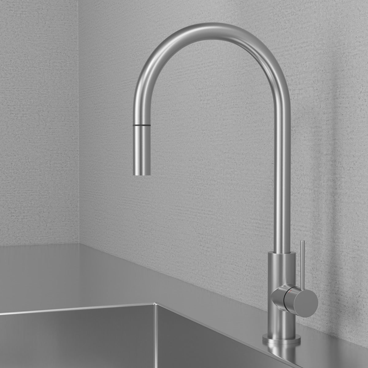 ScandTap Accent Küchenarmatur, Edelstahl gebürstet, Originalfoto