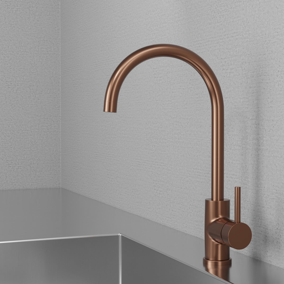 ScandTap Curve Küchenarmatur, Amber