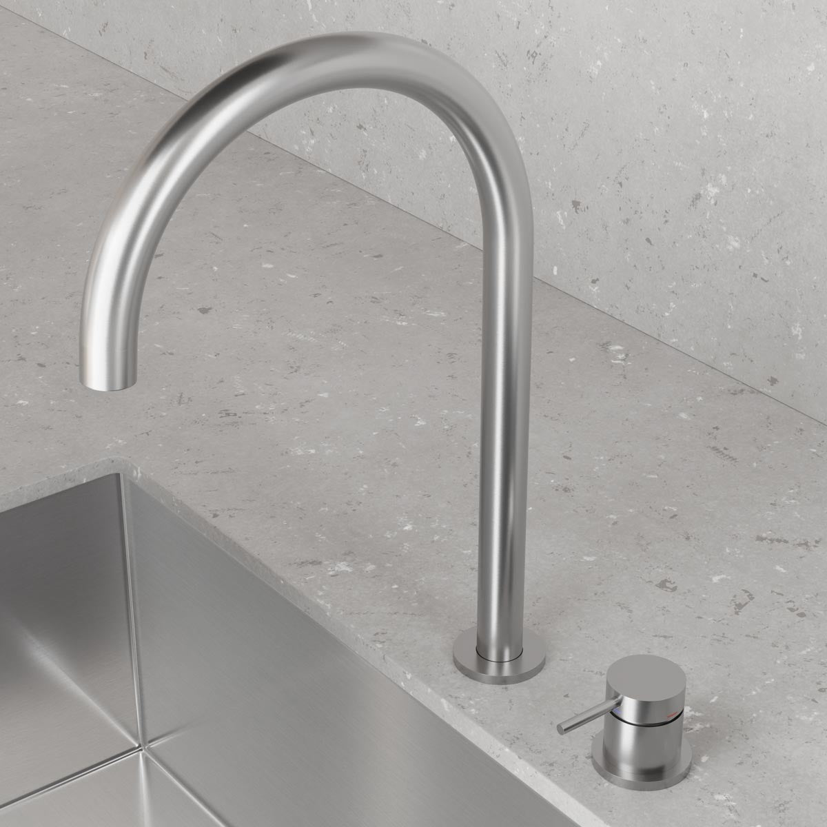 ScandTap Harmonized K2 Küchenarmatur, Edelstahl gebürstet, Originalfoto