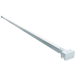 Stabistangen-Set Restposten 52.07.0860 – Quadrat 19×19 mm Glas-Wand 90°, 1500 mm