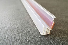 Trägerprofil, Kunststoff selbstklebend, transparent, 200/249 cm