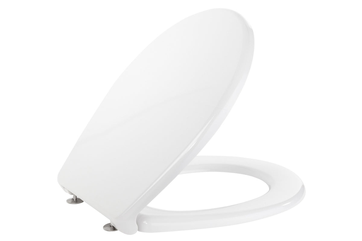 Vigour clivia V2 WC-Sitz für Stand-WC V2CLSSIAS mit Absenkautomatik, weiß, Deckel geöffnet