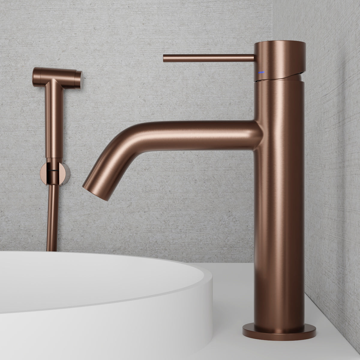 ScandTap Voyage Medium B Waschtischarmatur mit Bidet-Düse, Amber
